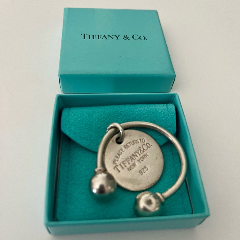 Tiffany & Co. Silver Key Ring